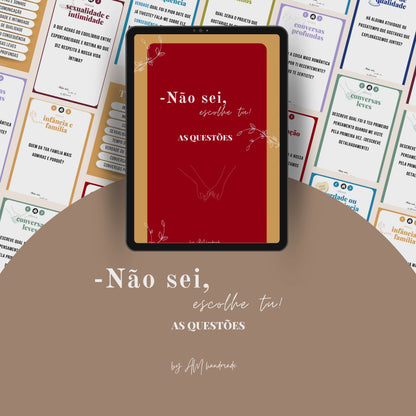 "NÃO SEI, ESCOLHE TU" - AS QUESTÕES (VERSÃO DIGITAL)